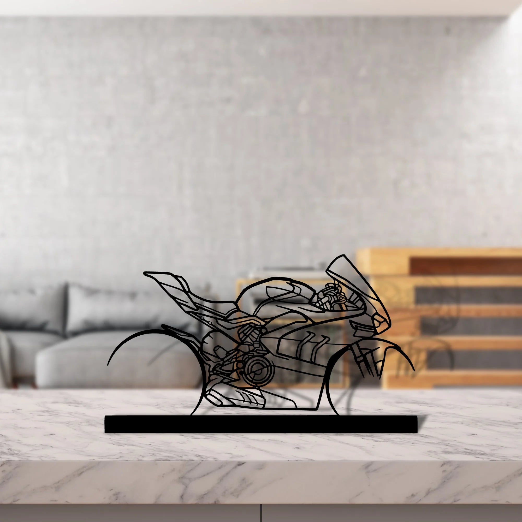v4sp-2022 Silhouette Metal Art Stand - Tinvibe