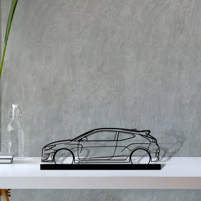 veloster-n Silhouette Metal Art Stand - Tinvibe