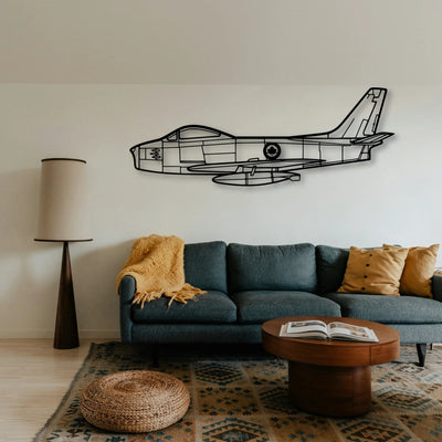 Viking 17 31A Classic Aircraft Silhouette Metal Wall Art - Tinvibe