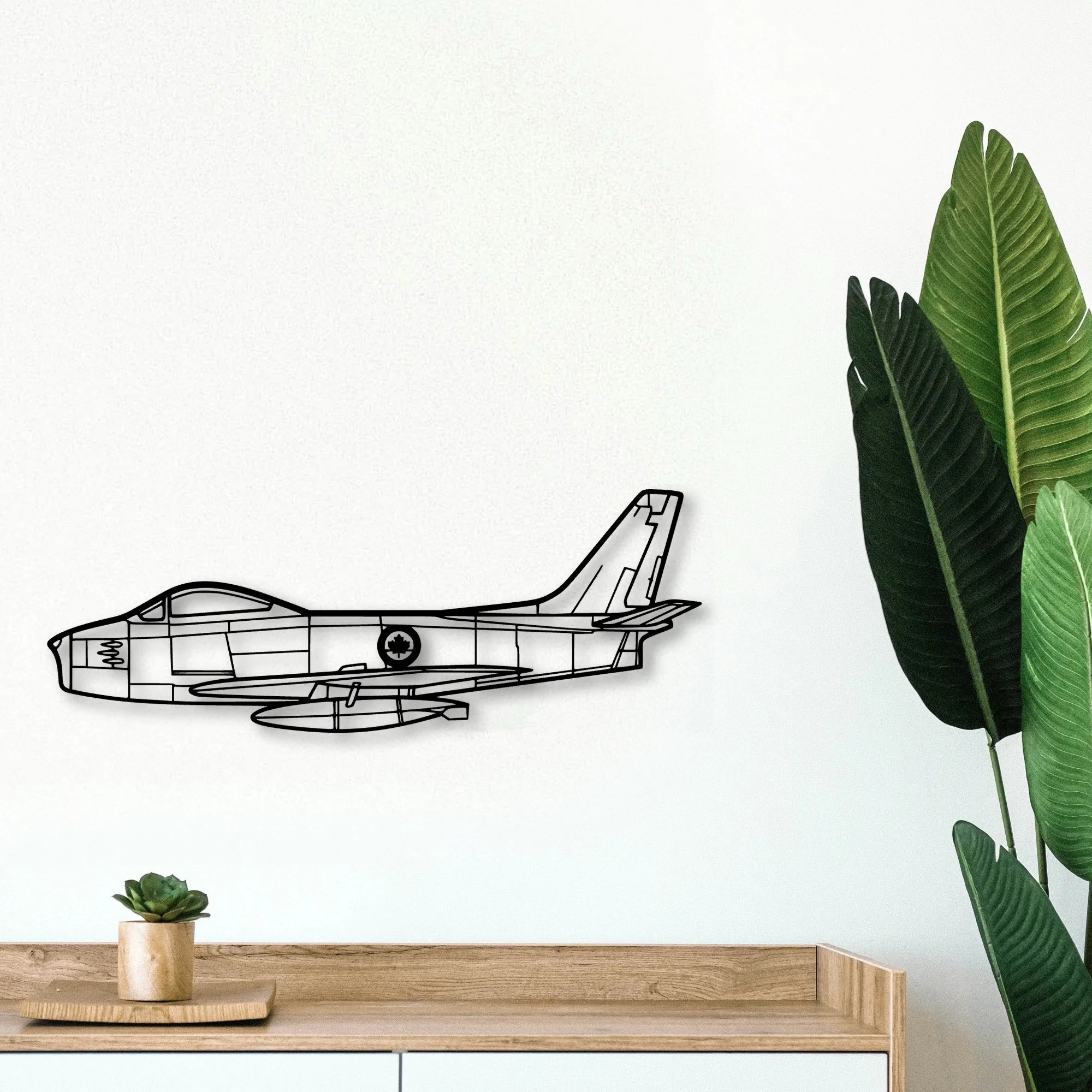 Viking 17 31A Classic Aircraft Silhouette Metal Wall Art - Tinvibe
