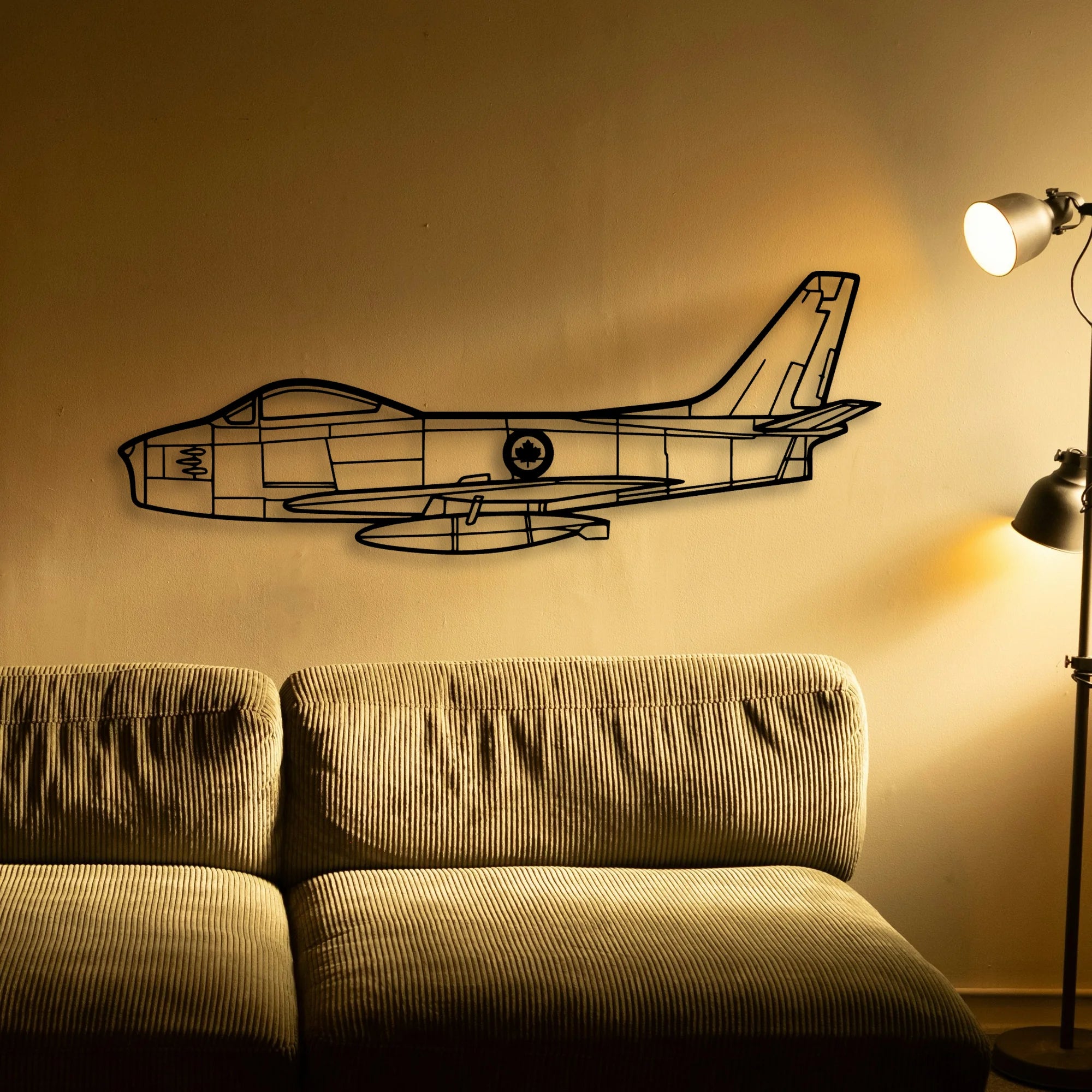 Viking 17 31A Classic Aircraft Silhouette Metal Wall Art - Tinvibe