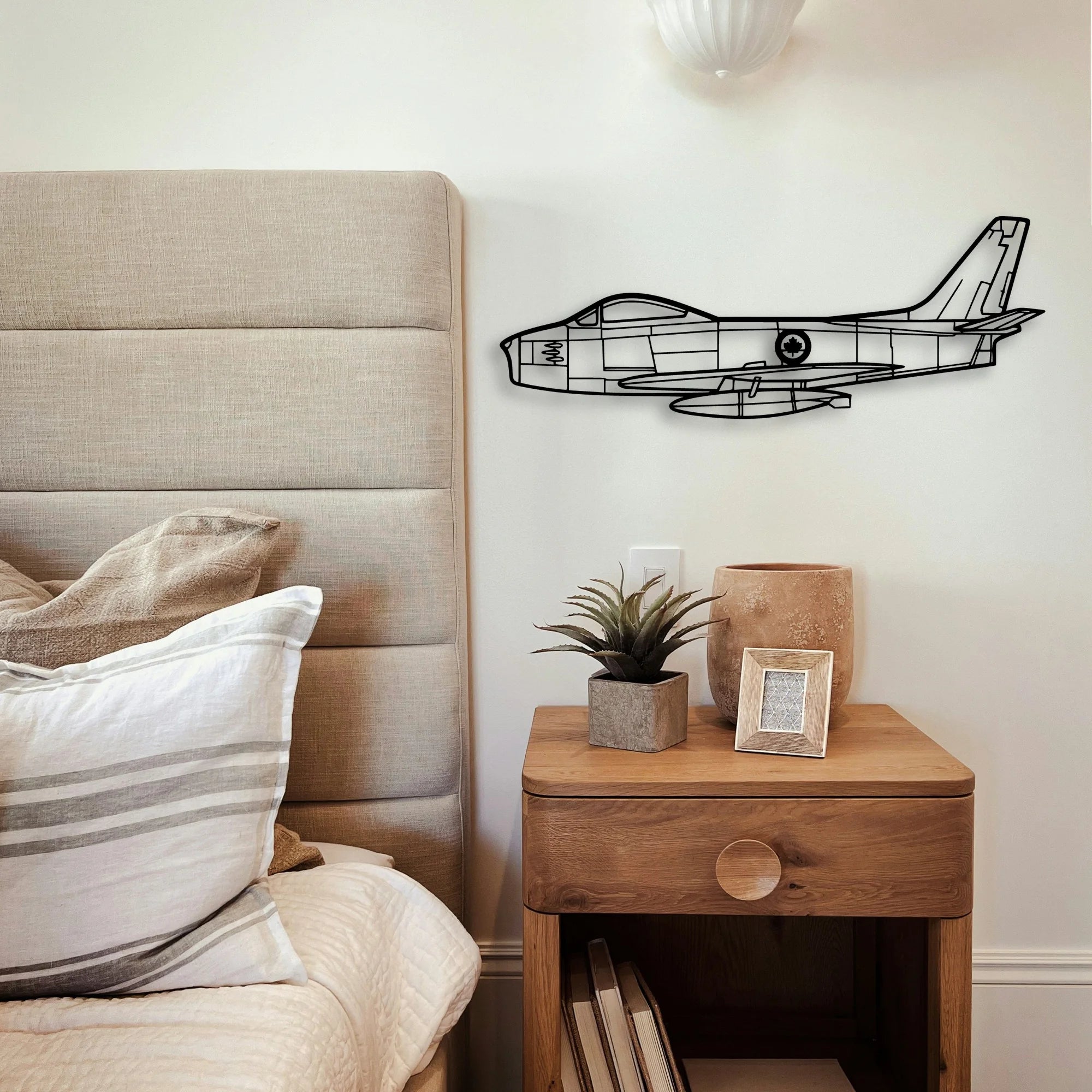 Viking 17 31A Classic Aircraft Silhouette Metal Wall Art - Tinvibe