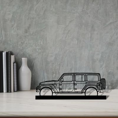 wrangler-392-xr Silhouette Metal Art Stand - Tinvibe