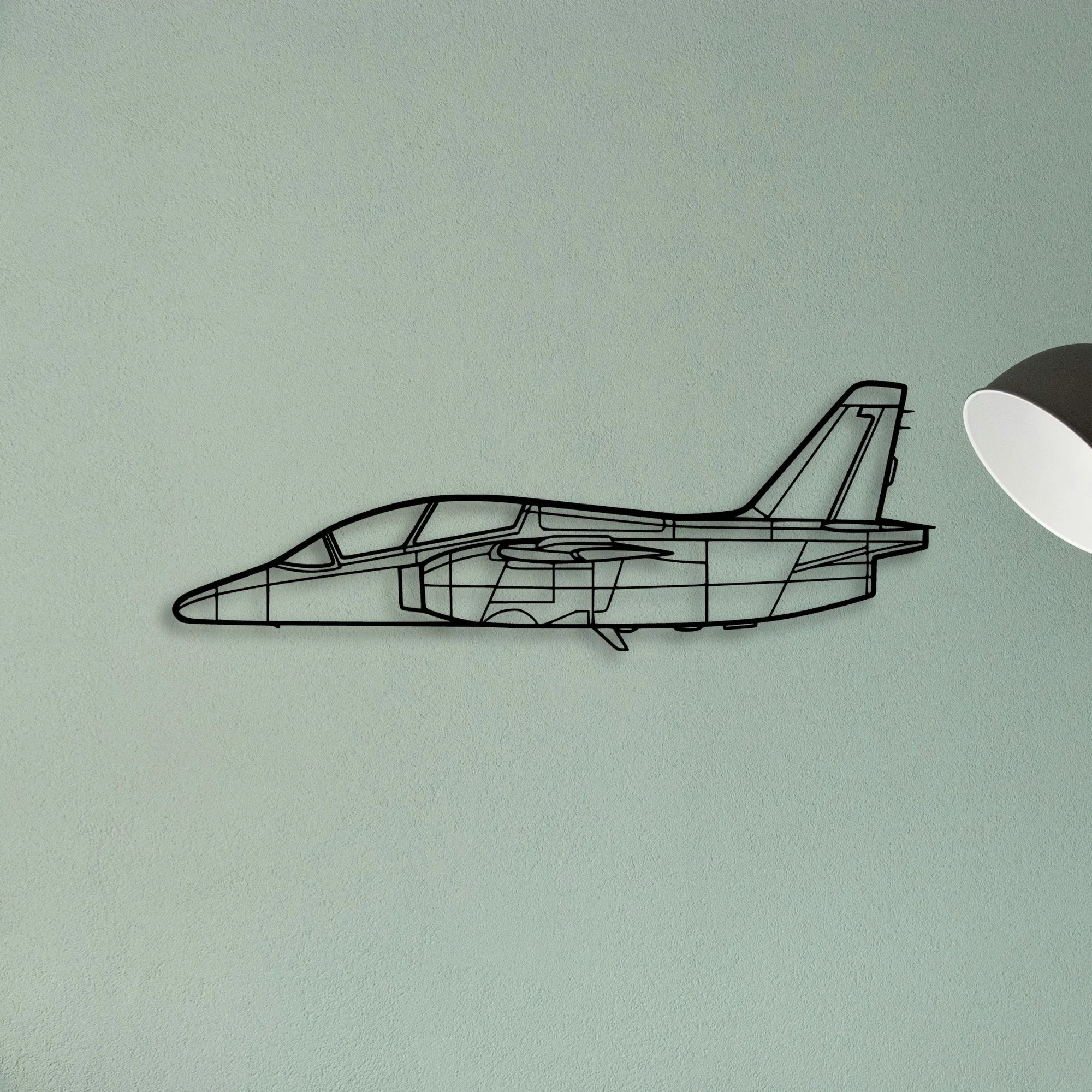 WT9 Dynamic Classic Aircraft Silhouette Metal Wall Art - Tinvibe