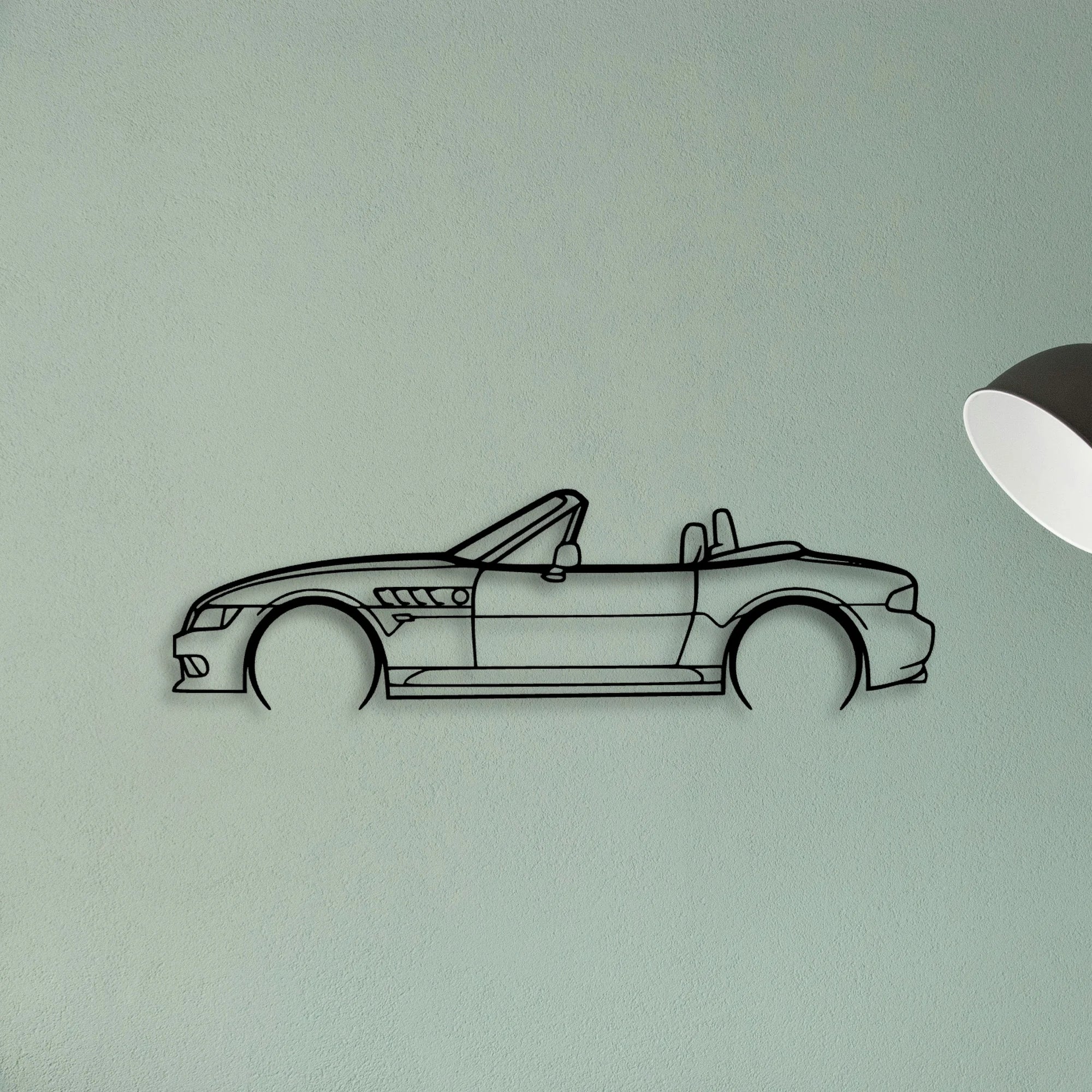 Z3 2 Classic Silhouette Metal Wall Art - Tinvibe