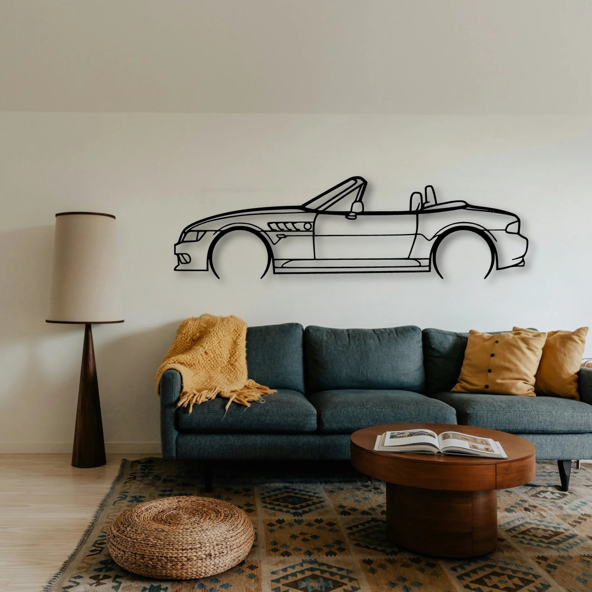 Z3 2 Classic Silhouette Metal Wall Art - Tinvibe