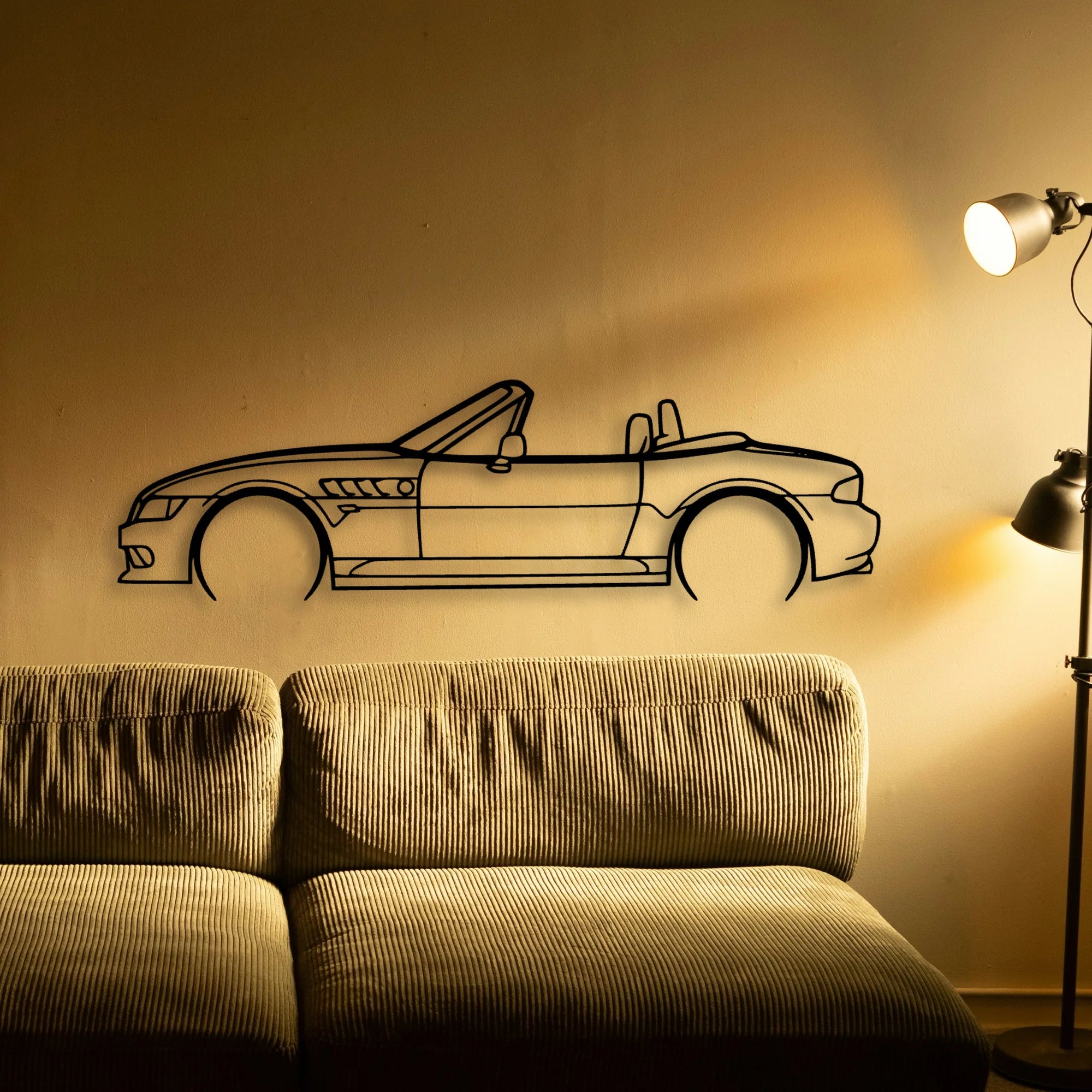 Z3 2 Classic Silhouette Metal Wall Art - Tinvibe