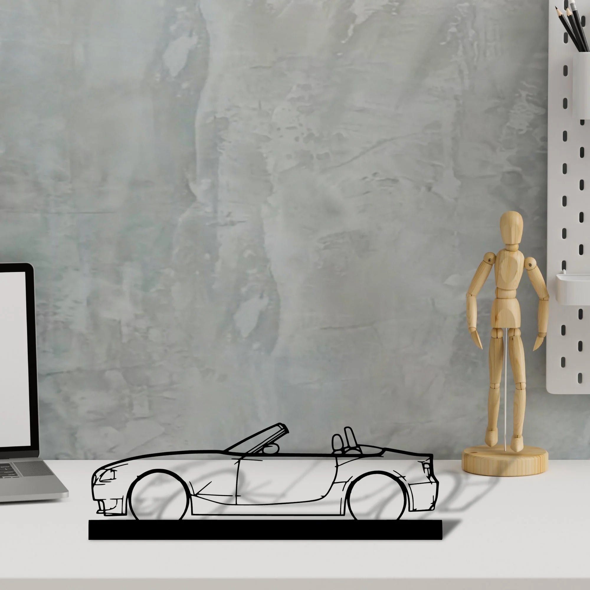 z4m-roadster-e85-2 Silhouette Metal Art Stand - Tinvibe