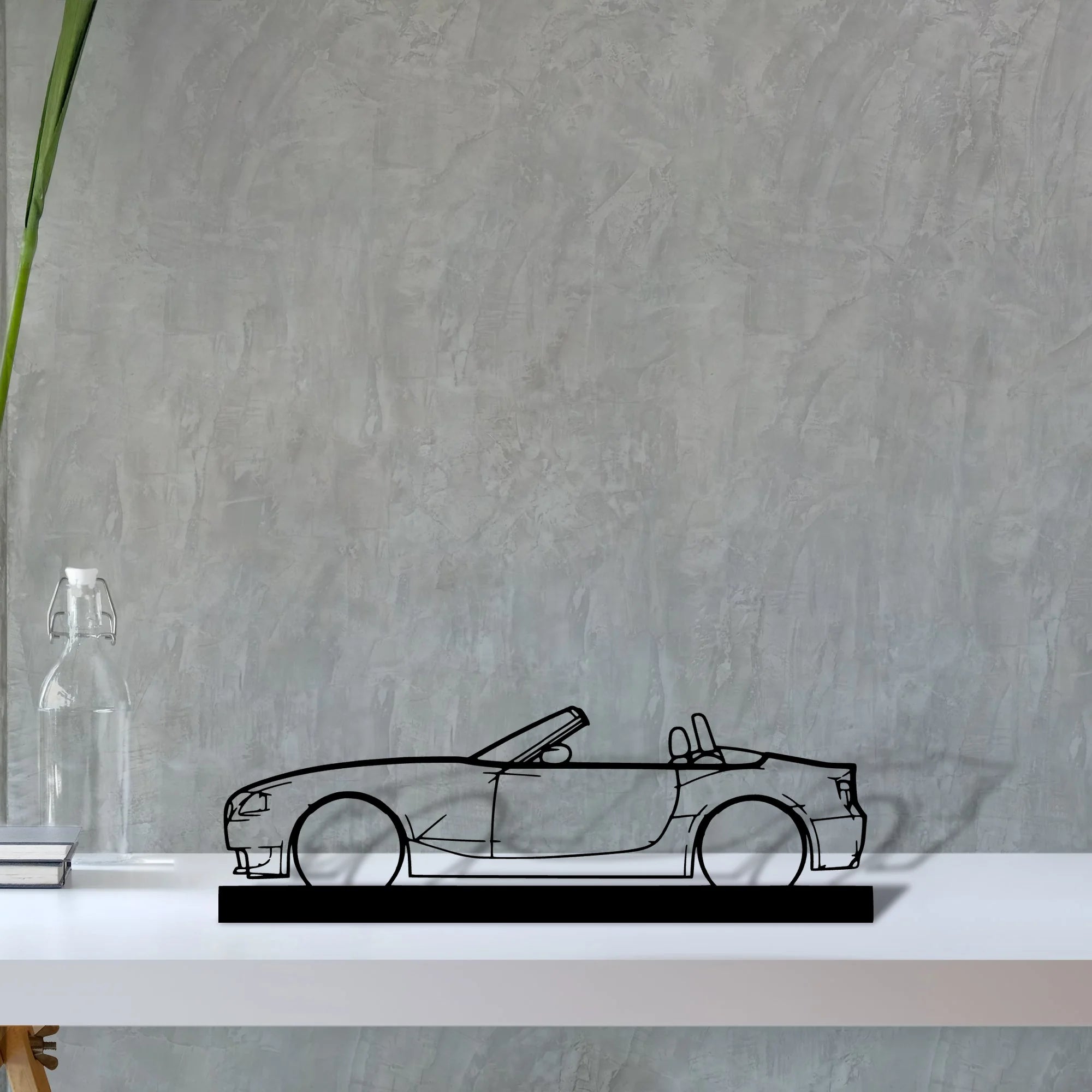 z4m-roadster-e85 Silhouette Metal Art Stand - Tinvibe